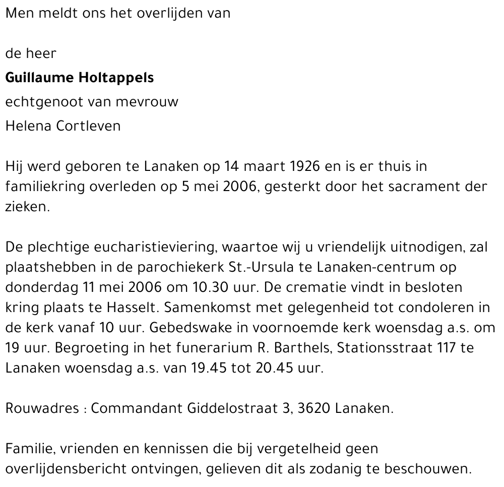 Guillaume Holtappels