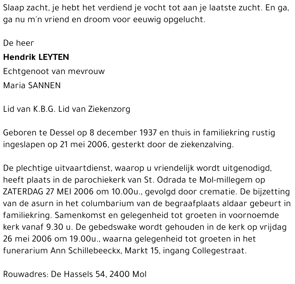 Hendrik Leyten