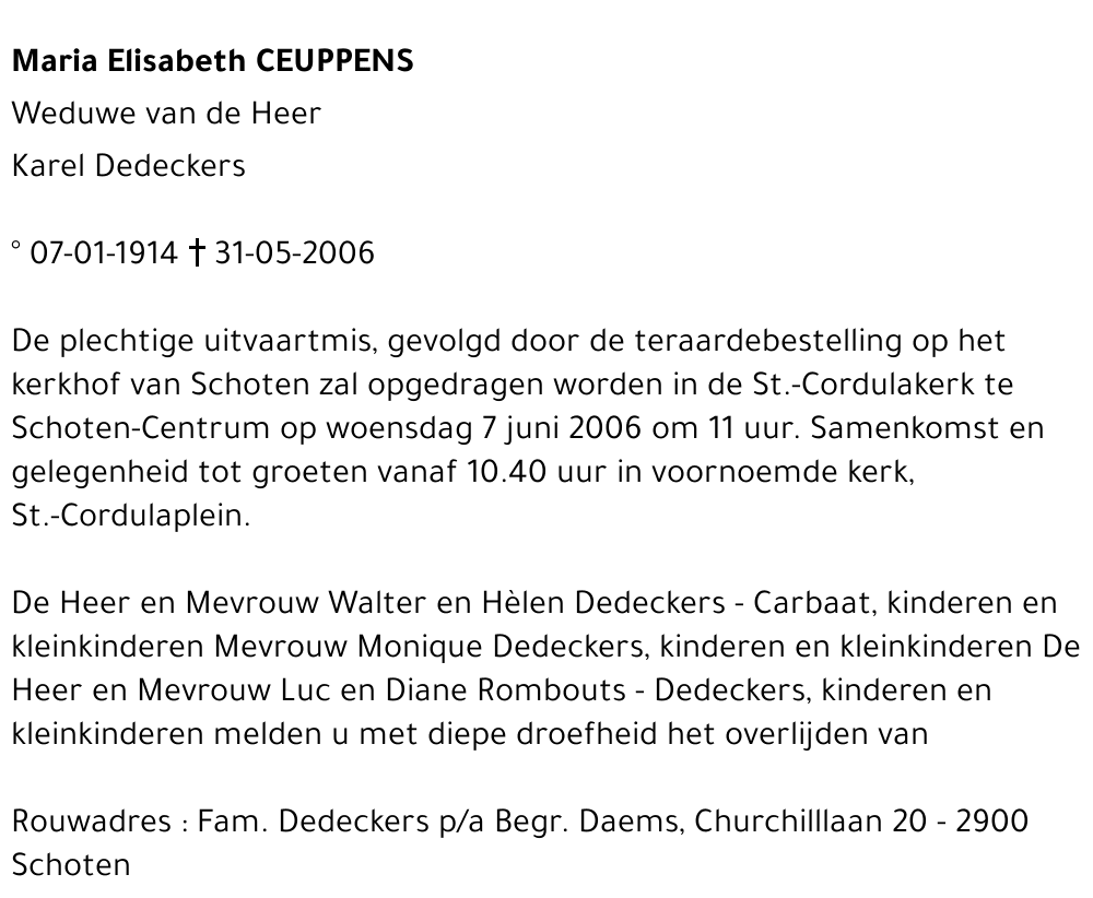 Maria Elisabeth CEUPPENS