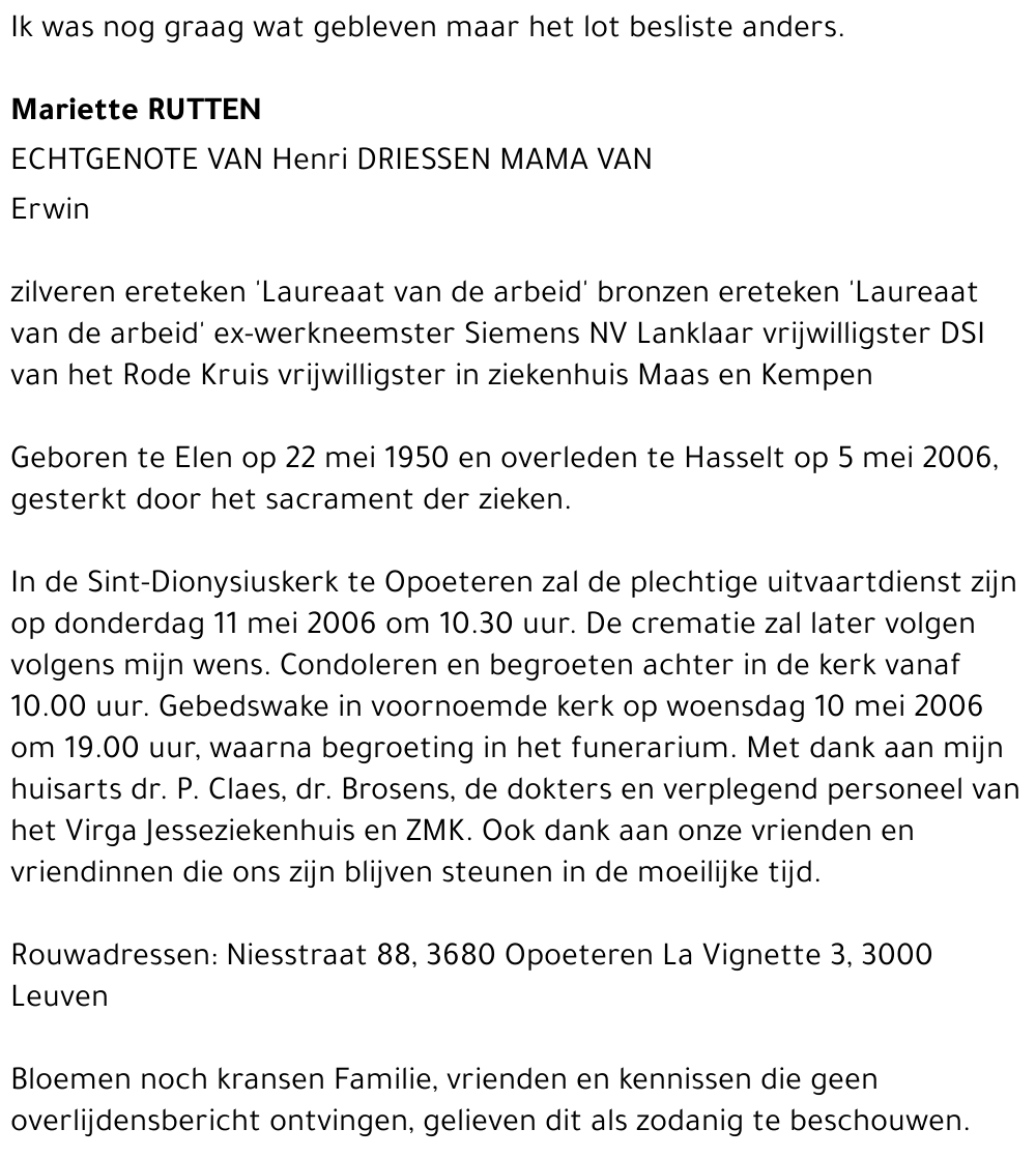 Mariette Rutten