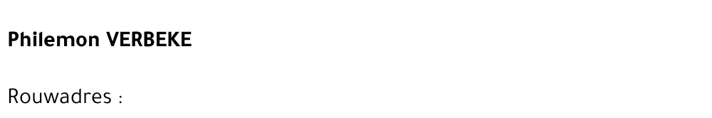Philemon Verbeke