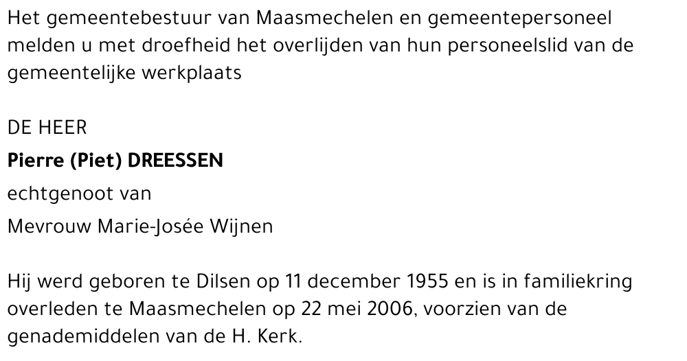 Pierre (Piet) Dreessen