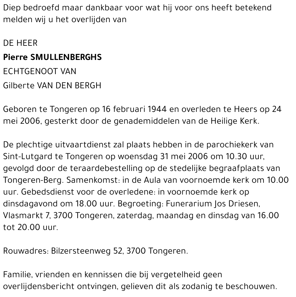 Pierre Smullenberghs