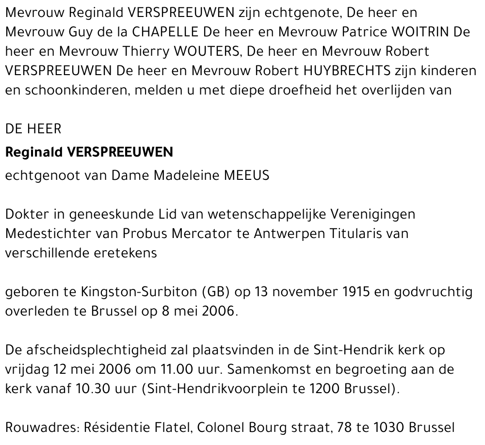 Reginald Verspreeuwen