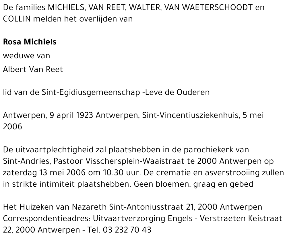 Rosa Michiels