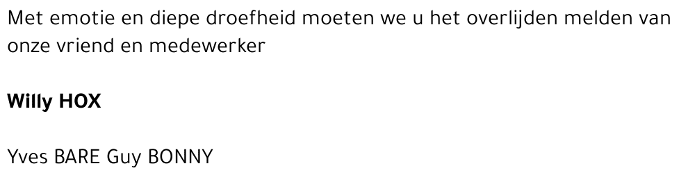 Willy Hox