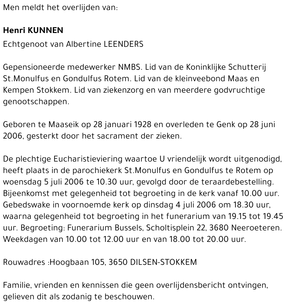 Henri KUNNEN