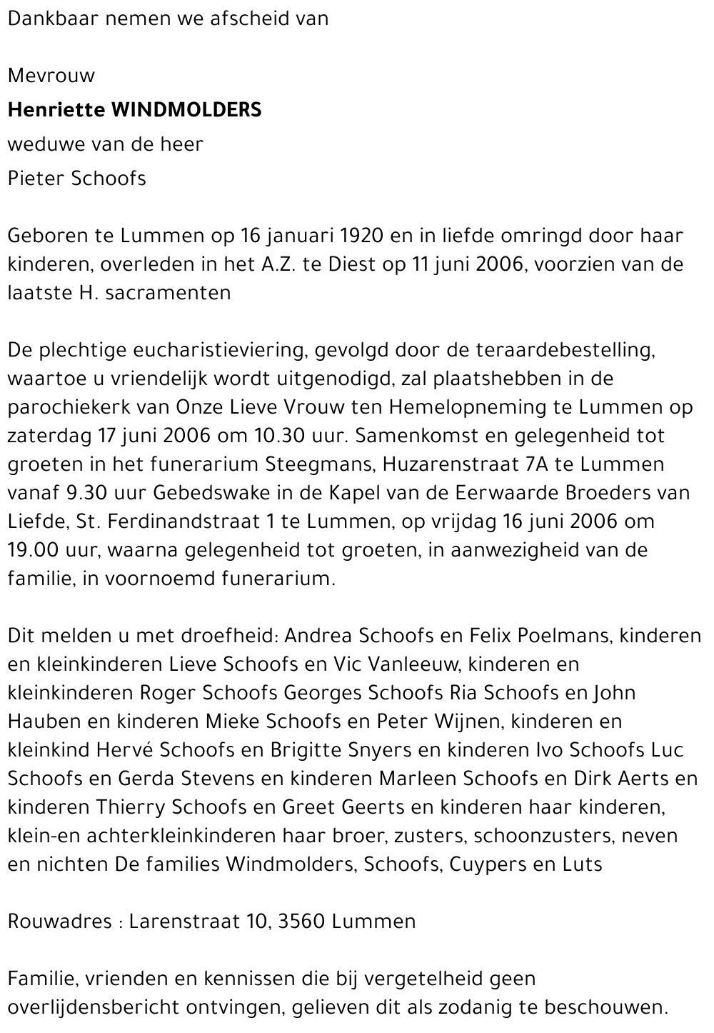 Henriette Windmolders