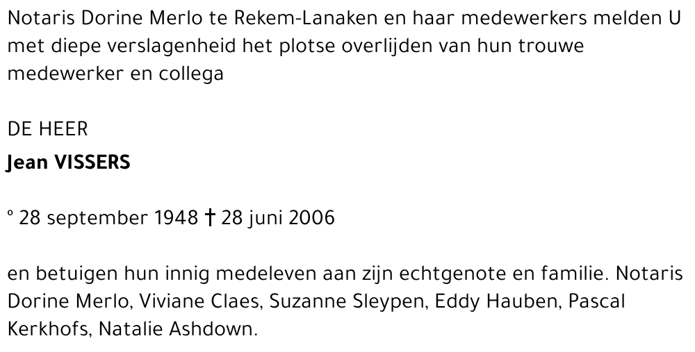 Jean Vissers
