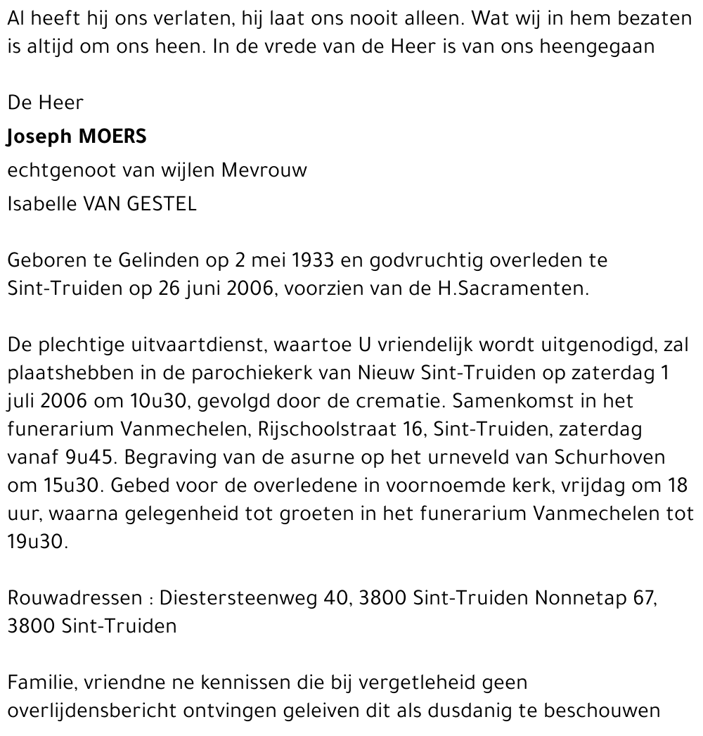 Joseph Moers