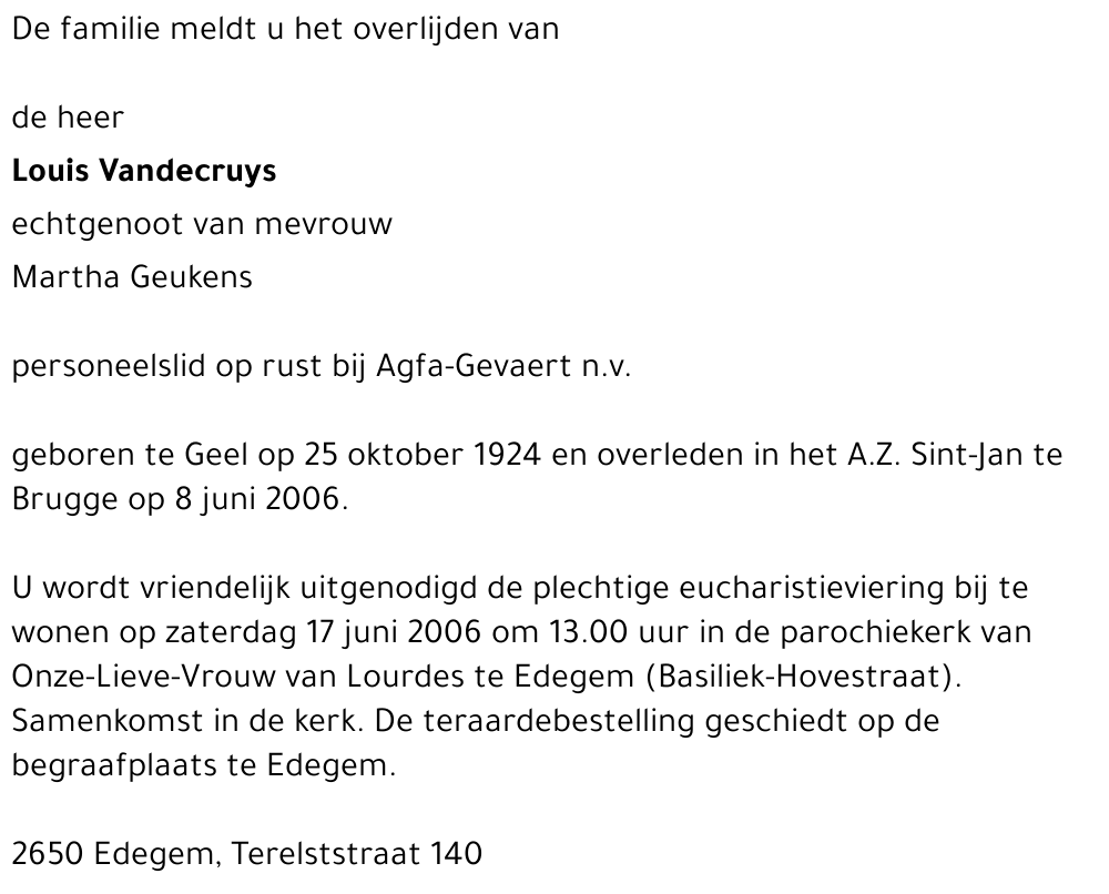 Ludovicus Vandecruys