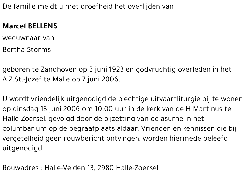 Marcel BELLENS
