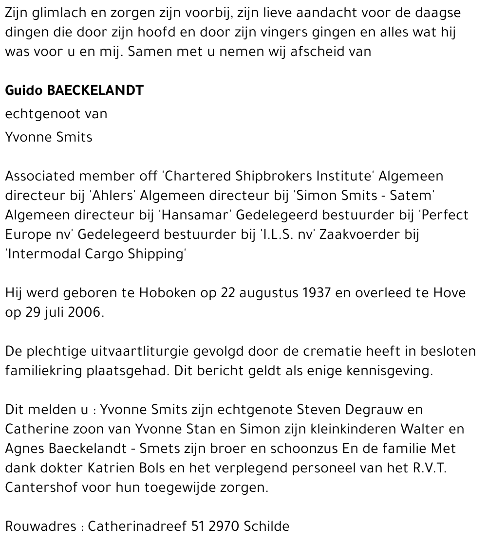 Guido Baeckelandt