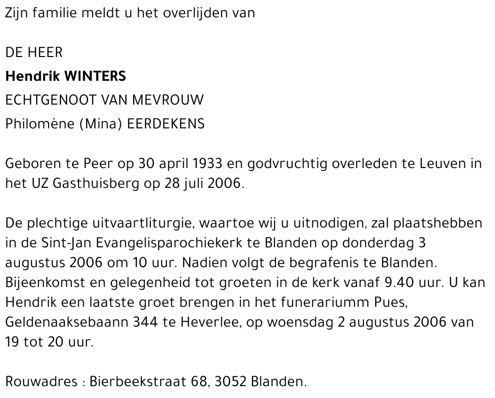 Hendrik Winters