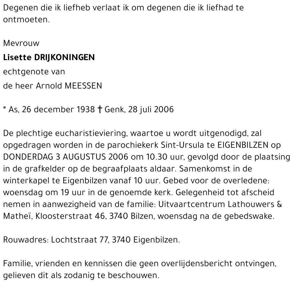 Lisette DRIJKONINGEN