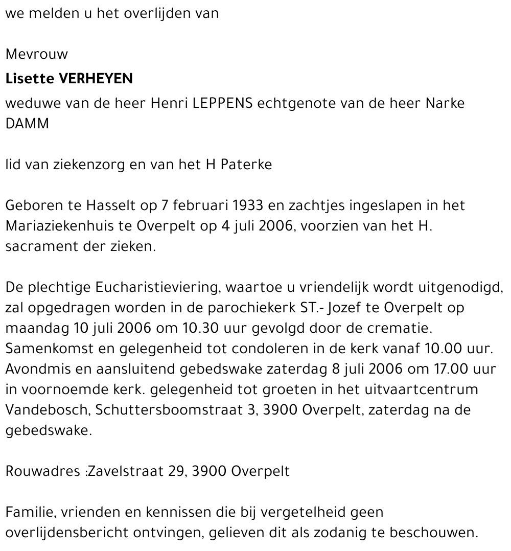 Lisette Verheyen
