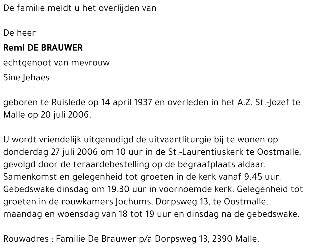 Remi De Brauwer