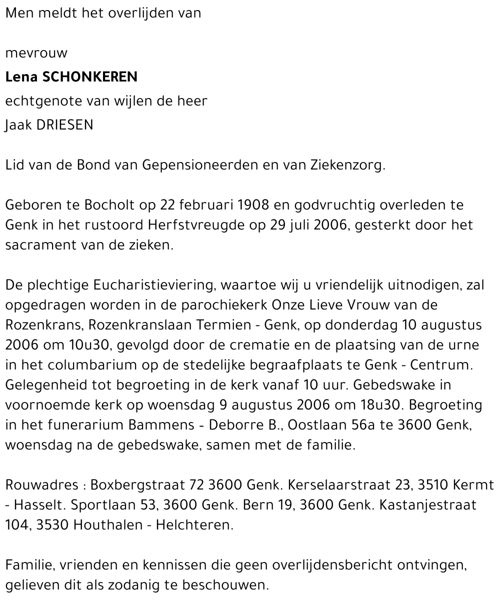 Schonkeren Lena
