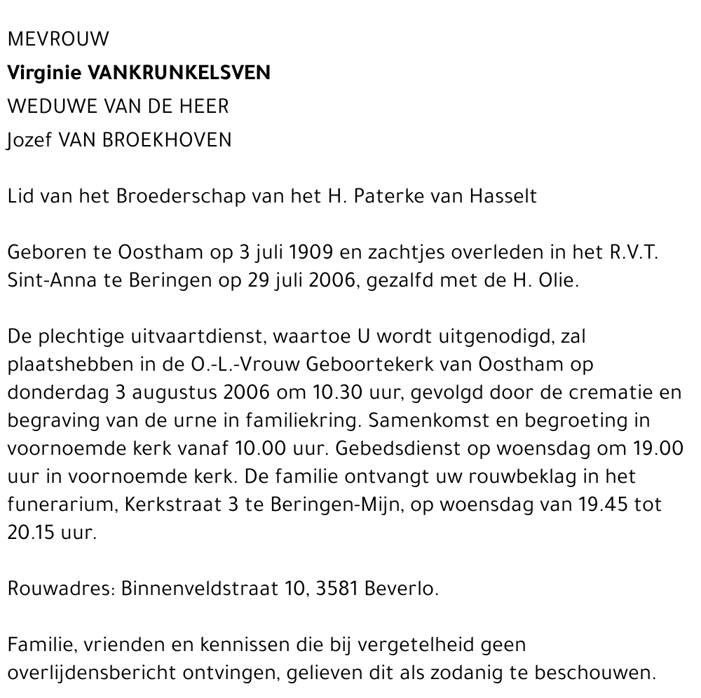 Virginie Vankrunkelsven