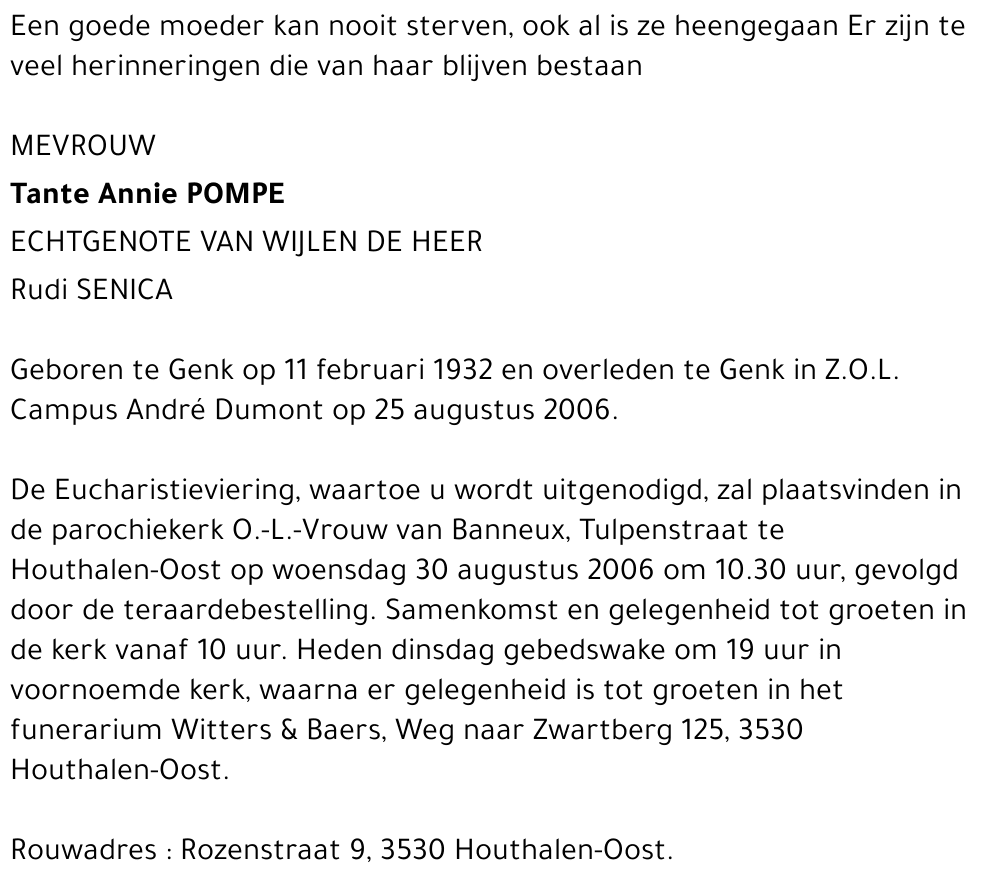Annie Pompe