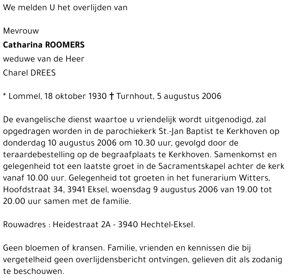Catharina Roomers