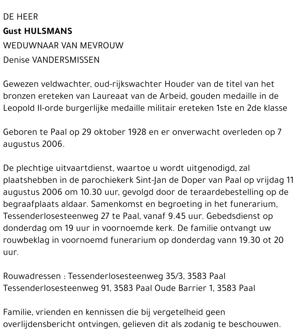Gust Hulsmans