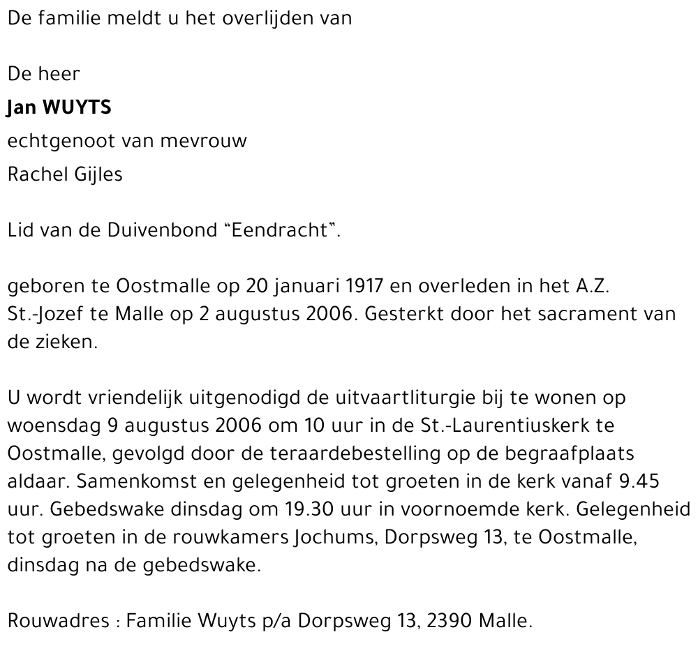 Jan Wuyts