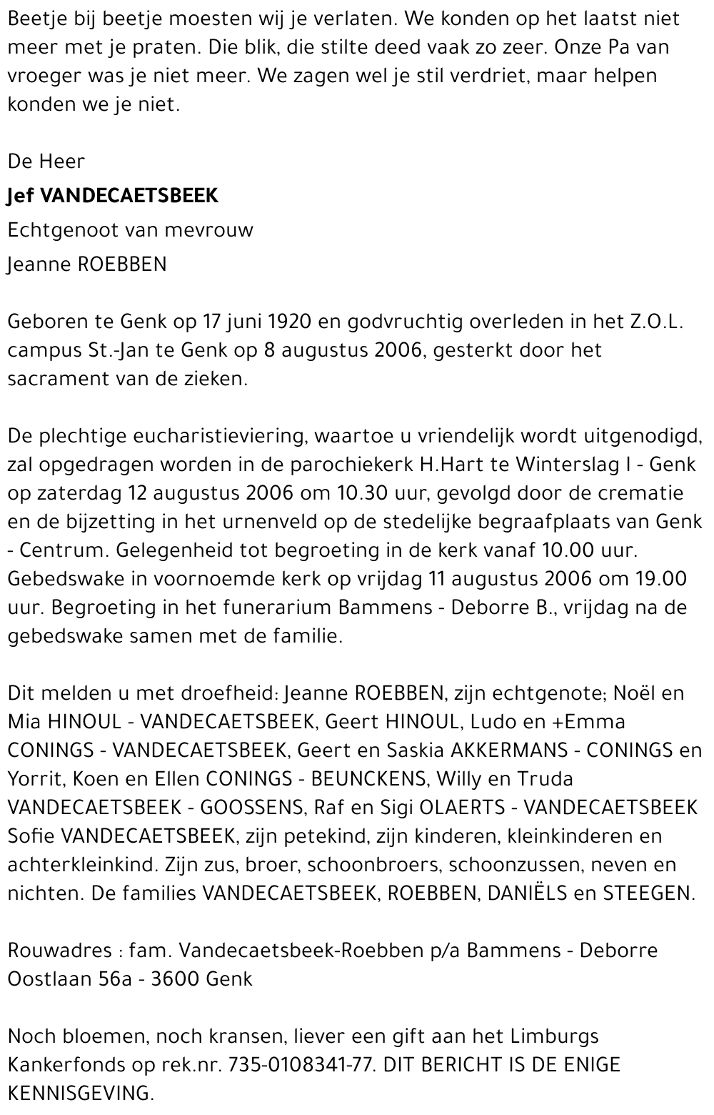 Jozef Vandecaetsbeek