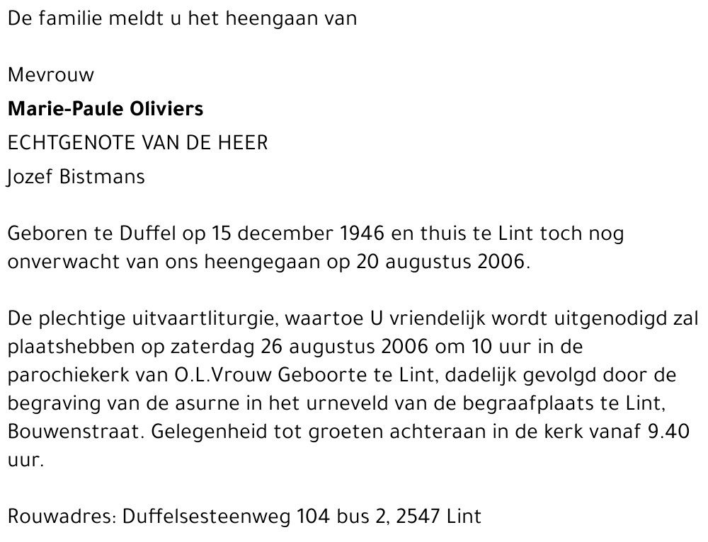 Marie-Paule Oliviers