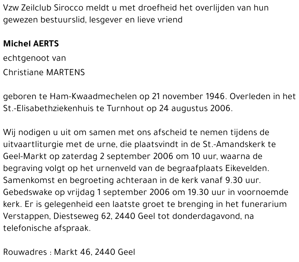 Michel Aerts