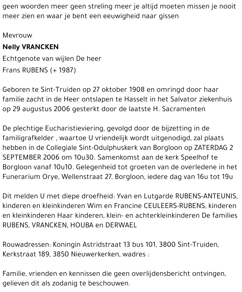 Nelly VRANCKEN