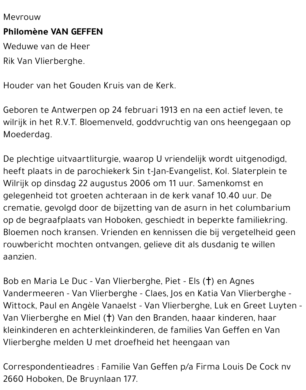 Philomène Van Geffen