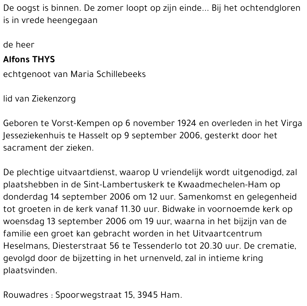 Alfons Thys