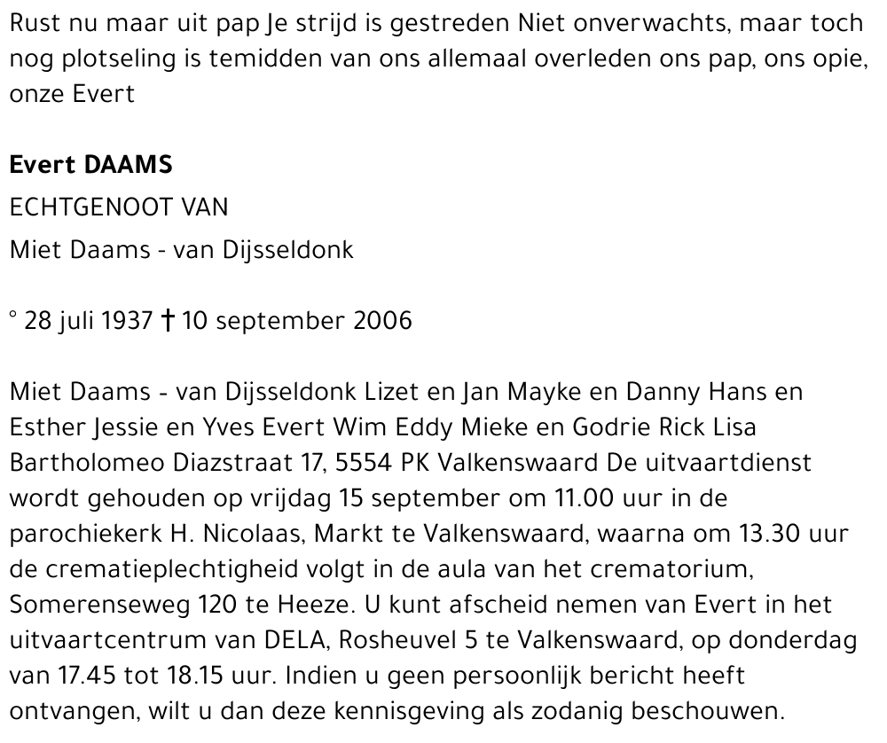 Evert Daams