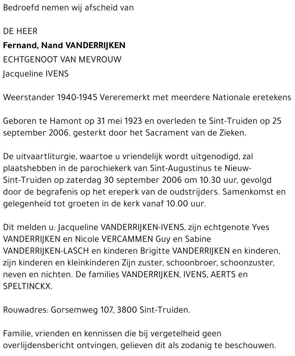 Fernand Vanderrijken