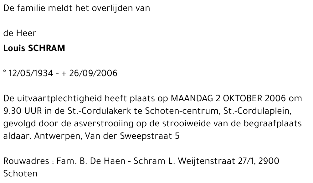 Louis SCHRAM