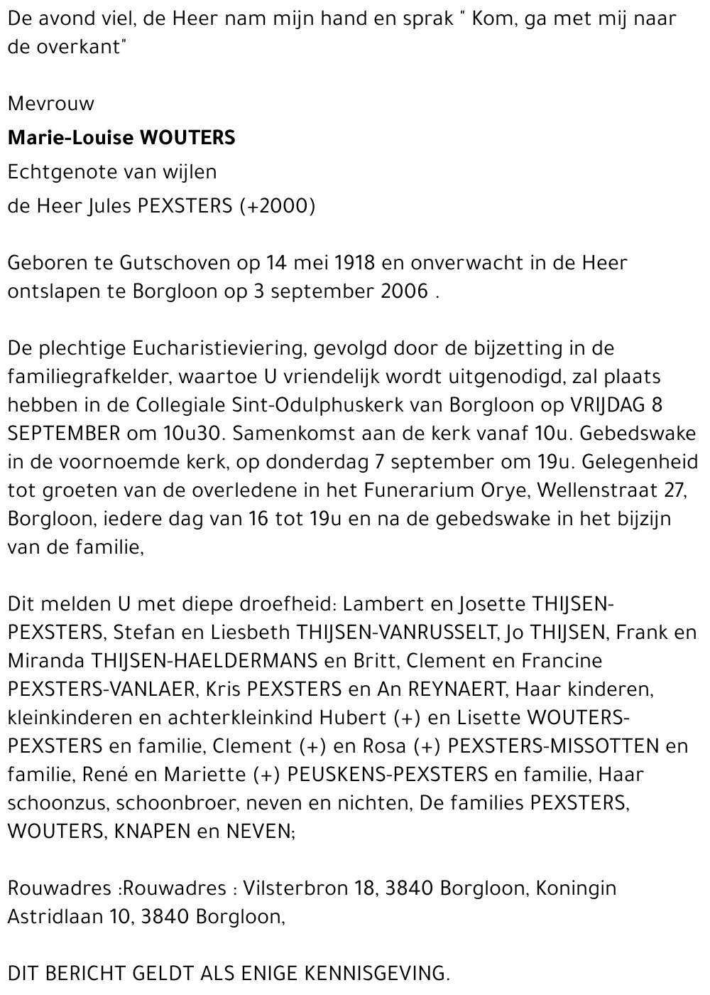 Marie-Louise Wouters