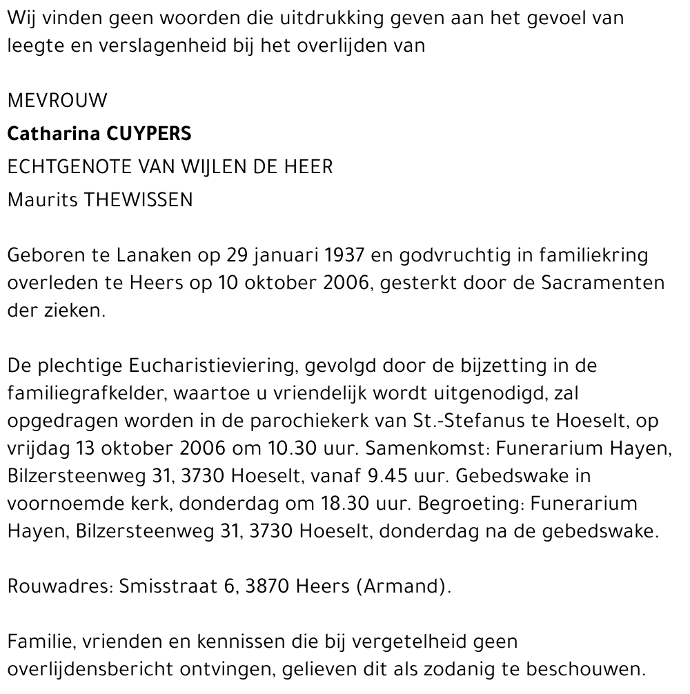 Catharina Cuypers
