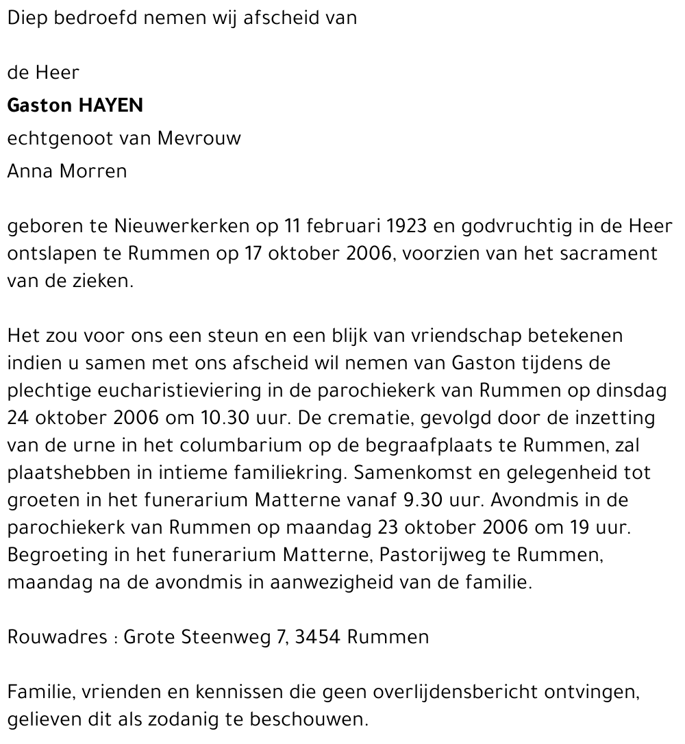 Gaston Hayen