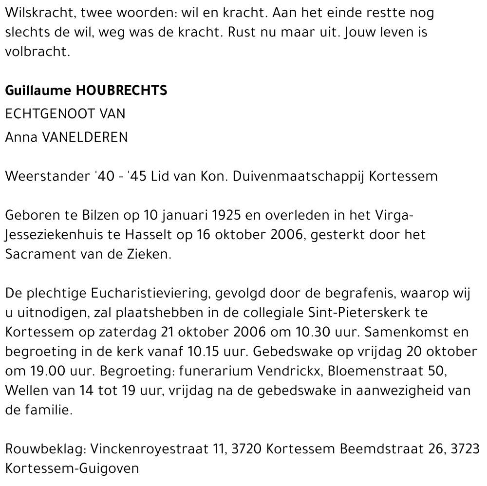 Guillaume Houbrechts