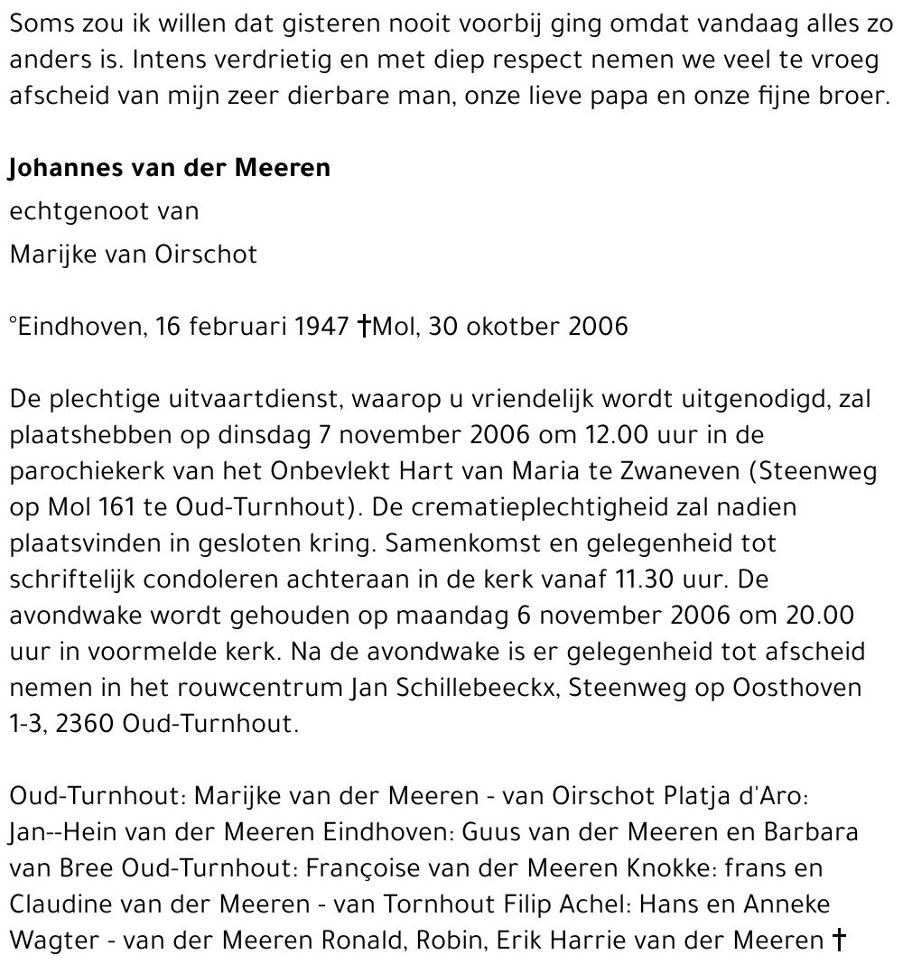 Johannes van der Meeren