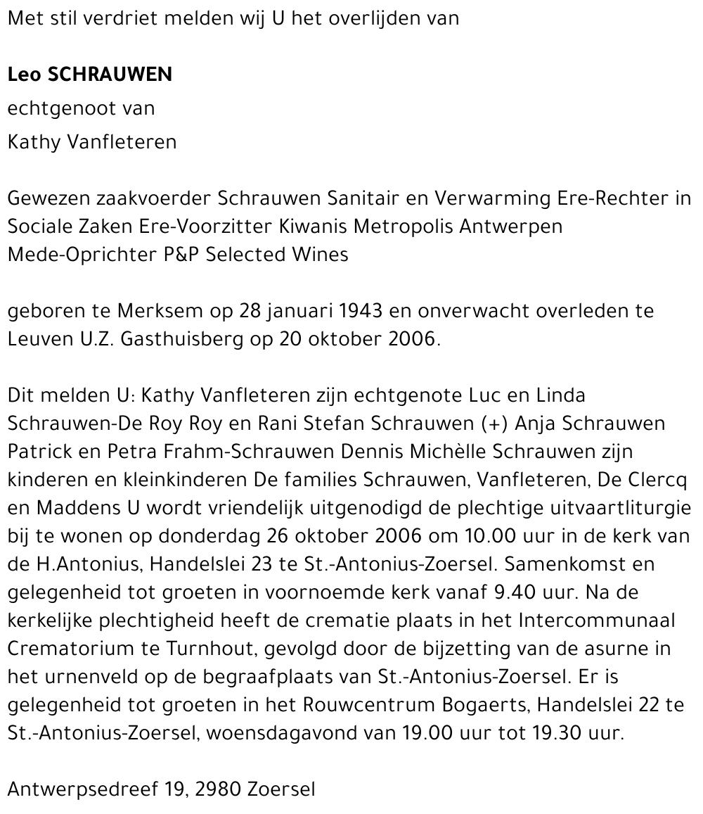 Leo SCHRAUWEN