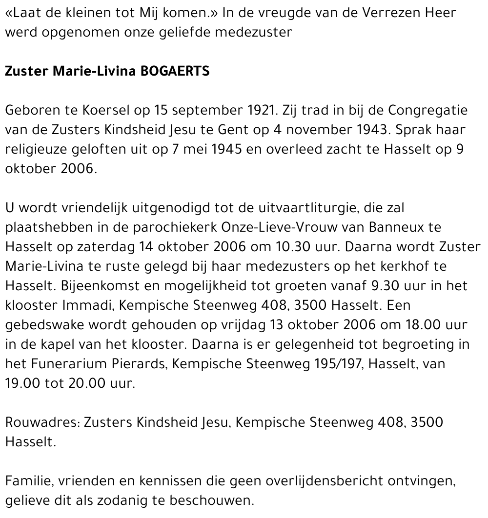 Marie-Livina Bogaerts