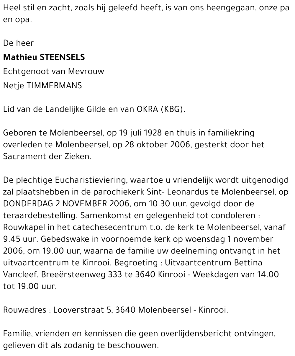 Mathieu Steensels