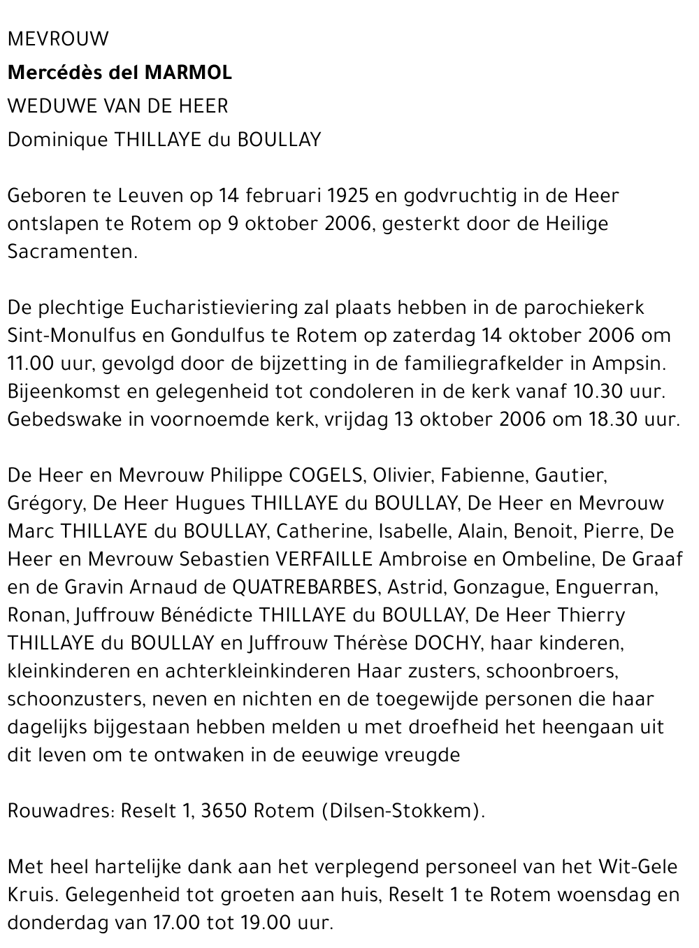 Mercédès del MARMOL