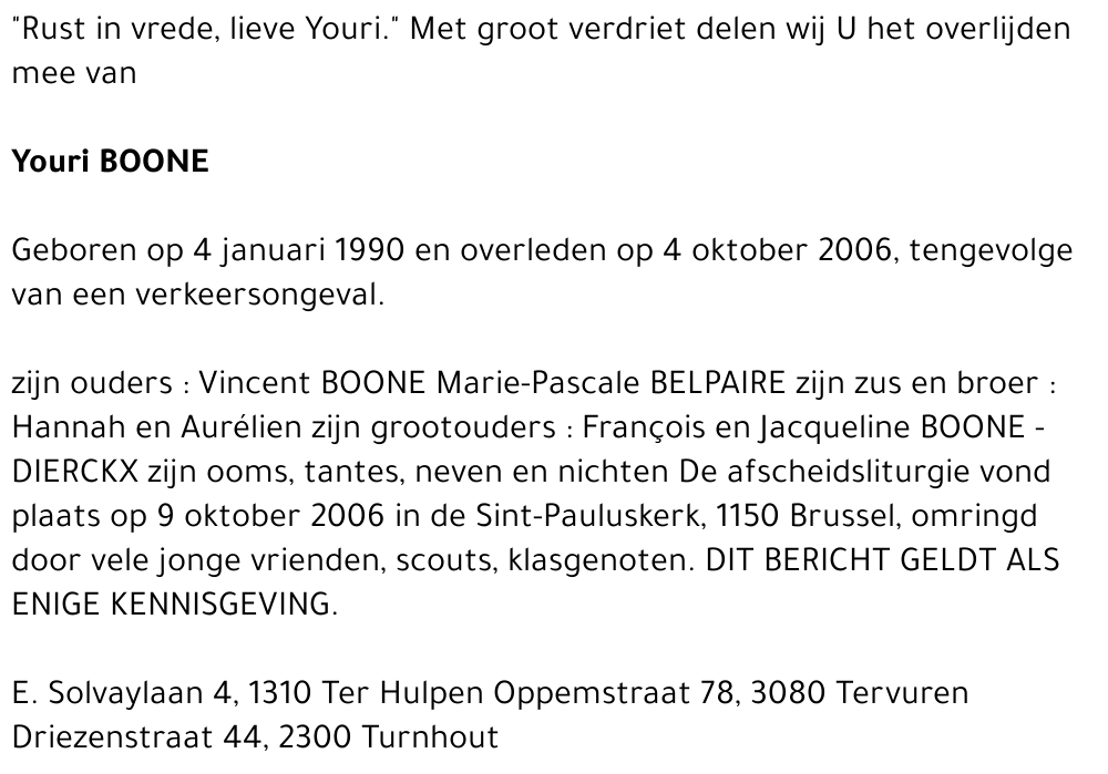 Youri BOONE
