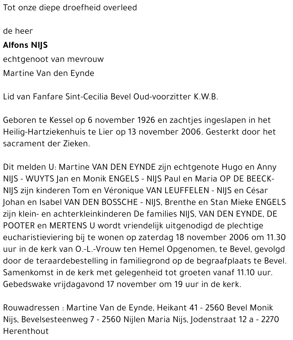 Alfons NIJS