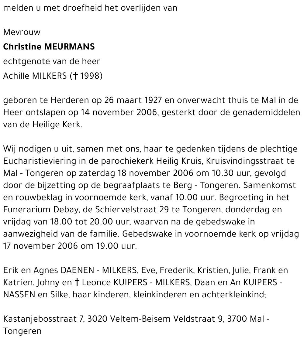 Christine Meurmans
