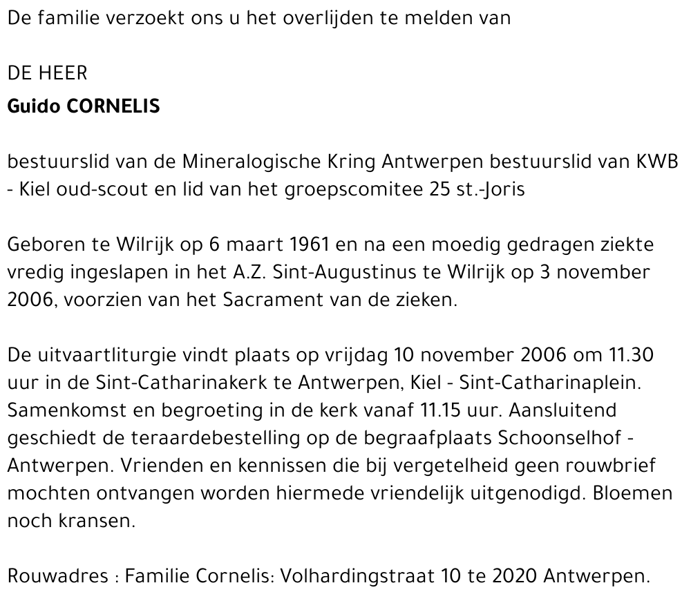 Guido CORNELIS