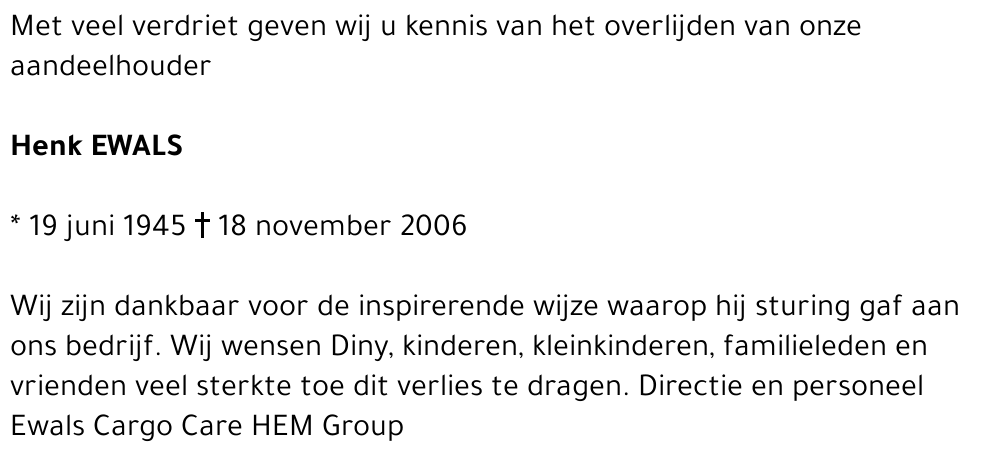 Henk Ewals